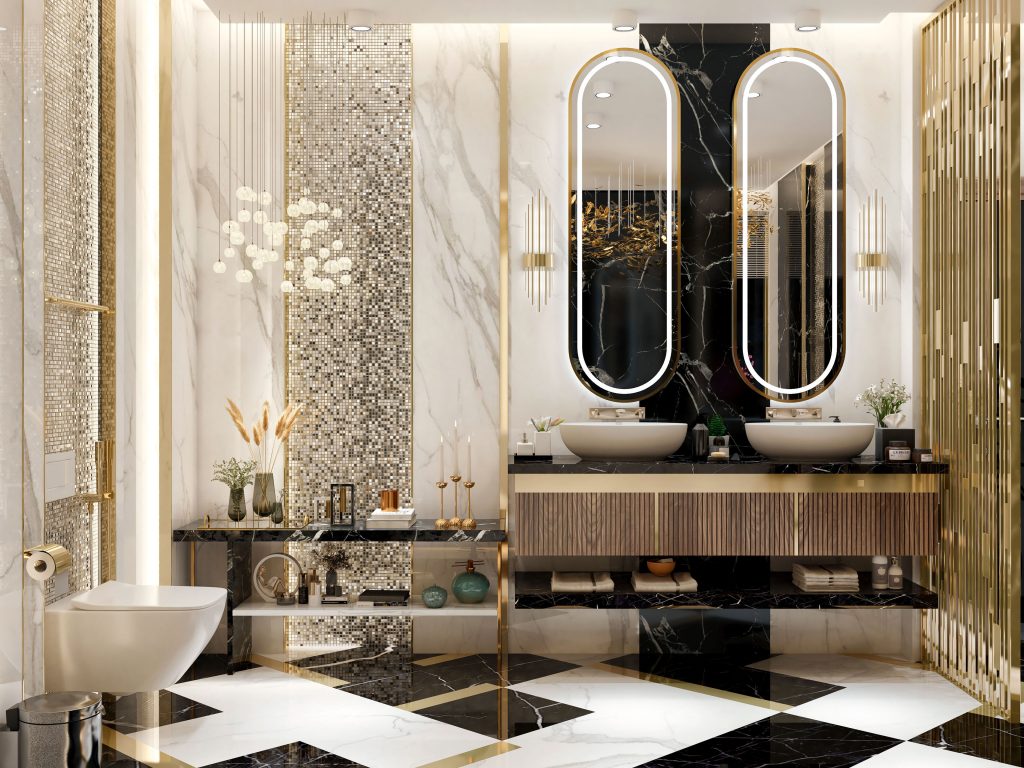 Bathroom Design with Luxury Tiles
